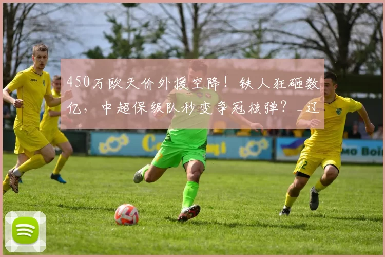 450万欧天价外援空降！铁人狂砸数亿，中超保级队秒变争冠核弹？_辽宁_升班马_实力